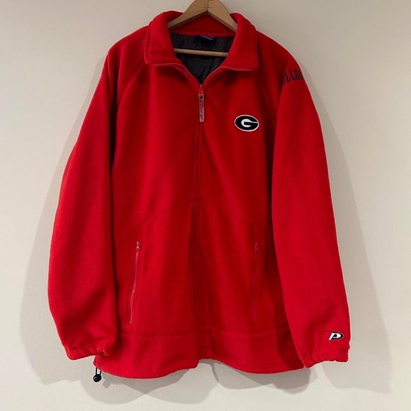 Vintage Pro Player Georgia Bulldogs Fleece Jacket - Picture 1 of 7
